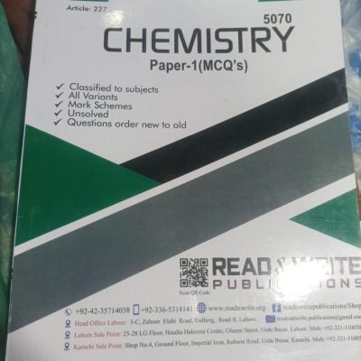 CHEMISTRY Paper-1(MCQs)